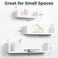 Set Of 3 Floating U Shelves, White Finish