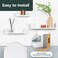 Set Of 3 Floating U Shelves, White Finish