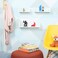 Set Of 3 Floating U Shelves, White Finish