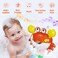 Crab Bath Toys: Bath Toys for Toddlers, Blow Bubbles and Plays 12 Children&rsquo;s Songs, Sing-Along Bath Bubble Maker for Baby (Red)