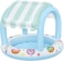 Inflatable Sweet Shop Paddling Pool, Kids, Toddler Outdoor Garden Paddling Pool with Shade, Canopy Baby Pool, Ages 2+, 1.04m x 84cm