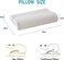 Radiotronics Memory Foam Cervical Pillow, Ergonomic Bed Pillow for Neck Pain Relief, Contour Orthopedic Pillow for Side, Back
