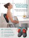 Back Massager with Heat, EZBack Corded Neck Massager for Pain Relief, Deep Tissue Kneading Electric Massage Pillow for Shoulder,Back,Legs