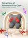 Back Massager with Heat, EZBack Corded Neck Massager for Pain Relief, Deep Tissue Kneading Electric Massage Pillow for Shoulder,Back,Legs