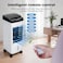 3-in-1 Evaporative Cooler, 4 Modes/3 Speeds, Timer, LED Display, Remote Control, Windowless Air Conditioner, Portable AC Unit with 4 Wheels