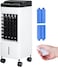 3-in-1 Evaporative Cooler, 4 Modes/3 Speeds, Timer, LED Display, Remote Control, Windowless Air Conditioner, Portable AC Unit with 4 Wheels
