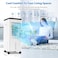 3-IN-1 Portable Air Conditioner, Air Cooler Cooling Fan 3Speeds &amp; 3 Modes, Evaporative Air Cooler for Home 8L Water Tank, 7H Timer Remote Control Humidifier