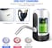5 Gallon Water Bottle Pump, USB Charging Portable Electric Water Pump for 2-5 Gallon Jugs for Office, Home, Camping, Kitchen and etc. white