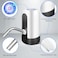 5 Gallon Water Bottle Pump, USB Charging Portable Electric Water Pump for 2-5 Gallon Jugs for Office, Home, Camping, Kitchen and etc. white