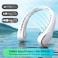 Neck Fan, Neck Fans Portable Rechargeable, Upgrade 360&deg; Air Outlet, Super Quiet, 3 Speeds, 4000mAh Personal Bladeless Wearable Fan for Indoor Outdoor Travel-White