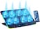 Laptop Cooling Pad, RGB Laptop Cooler Stand with 8 Quiet Fans Dual USB 7 Heights Adjustable Computer Chill Mat with LED Light Lap Desk PC Cooler