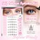 Pre Glued Cluster Lashes Self Adhesive Eyelashes 40 Pcs C Curl Reusable Single Eyelashes No Glue Needed Lash Pre-bond Eyelashes Application ONLY 1 STEP 11-13mm (Peacock Plume)