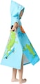 Radiotronics Soft Microfiber Swim Cover-ups for 3 to 10 Years Old Kids Hooded Bath Beach Poncho Towels (Dinosaur 2, Fits 3-10 Years)