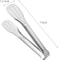 Serving Tongs Kitchen Tongs, Buffet Tongs, Stainless Steel Food Tong Serving Tong,7 inch（6 Pack)