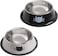 Rapsrk Stainless Steel Cat/Dog Bowls with Rubber Base Non-Slip Kitten/Rabbit/Puppy Dish,Pets Feeder Bowl and Water Bowl