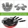 Radiotronics Pot and Pan Protectors, Set of 12 and 3 Different Size, Pot Dividers Pads/Stacking Pan Protectors/Pan Separators Pads for Protecting and Separating Pots and Pans
