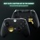 Radiotronics 13 in 1 Replacement Parts for Xbox Elite Series 2 Controller, 6 Swap Magnetic Thumbsticks, Custom kit for Xbox One Elite Series 2 Accessories (Gold)