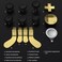 Radiotronics 13 in 1 Replacement Parts for Xbox Elite Series 2 Controller, 6 Swap Magnetic Thumbsticks, Custom kit for Xbox One Elite Series 2 Accessories (Gold)
