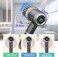 Rechargeable Electric Spin Scrubber, Cordless Cleaning Brush with Long Handle,3 Replaceable Brush Heads Shower Scrubber for Bathroom Tub, Floor, Tile, Kitchen and Shoes (Gray)