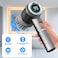 Rechargeable Electric Spin Scrubber, Cordless Cleaning Brush with Long Handle,3 Replaceable Brush Heads Shower Scrubber for Bathroom Tub, Floor, Tile, Kitchen and Shoes (Gray)