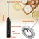 Milk Frother Handheld, Electric Rechargeable Foam Maker Frother Wand, Drink Mixer with Stainless Steel Whisk for Coffee, Matcha, Lattes, Cappuccino (Black)