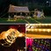 Solar Rope Lights Outdoor,12M 100 LED Solar String Lights Tube Lights,Waterproof Solar Powered Fairy Lights with 8 Adjustable Modes for Outdoor Decoration(Warm)