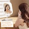 Rechargeable Makeup Vanity Mirror with LED Lights,Uoexziyi Portable Lighted Makeup Beauty Mirror,3 Color Changeable 720&deg;Rotation LED Cosmetic Mirror with Lights (White)