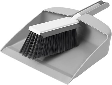 Shovels, Dustpan and Brush Set,  Short Handle Dust pan and Brush Set Broom and Dustpan Set for Home, Handheld Angled Dust Pans and Broom