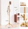 Wooden Coat Rack Stand,Uoexziyi Freestanding Coat Rack with 8 Hooks,175CM 69Inch Wood Tree Coat Rack Standing with 3 Adjustable Size for Bedroom,Hallway,Office(Natural)