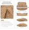 Straw Clutch Purse for Women Cloud Dumpling Pouch Straw Crossbody Shoulder Handbag Summer Beach Woven Bag