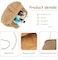 Straw Clutch Purse for Women Cloud Dumpling Pouch Straw Crossbody Shoulder Handbag Summer Beach Woven Bag