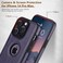 iPhone 14 Pro Leather Case, Thin Flexible Soft Grip Luxury Vgean PU Leather Cover for Men, Durable Anti-Scratch Full Phone Cases Compatible with iPhone 14 Pro (2022) 6.1" (Purple)