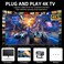 2024 New Retro Game Console, Nostalgia Gaming Stick, Classic Video Games with 4K HDMI, 20,000+ Games and 19 Emulators, Upgraded Dual 2.4G Wireless Controllers 64GB