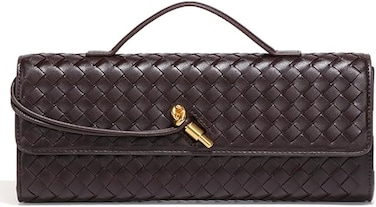 Radiotronics Trendy Woven Evening Clutch Purses Women Underarm Shoulder Handbag Cute Satchels Crossbody Purse PU Leather Wallet