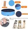 Foldable Puppy Pool - Portable Dog Swimming Pool for Indoor &amp; Outdoor Use (40x12in)