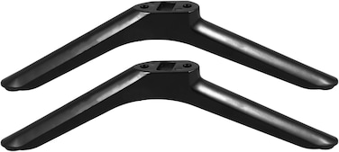 Universal TV Stand Tabletop, PP Pedestal Stand Mount Legs TV Stand Base TV Legs for 32 inch Plasma LCD LED Flat Screen TVs (Black)