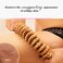 Curved Wooden Massage Roller for Waist and Thigh, Multi-Functional Body Roller for Cellulite Reduction and Muscle Tension, Natural Massager for Women and Men