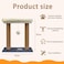 Cat Scratching Post, Cat Tree Tower,Natural Sisal Cat Scratcher with Plush Top Perch Bed，Suitable for Cats to Rest and Play (double)