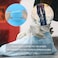 Disposable shoe covers waterproof anti-slip shoe boot cover one size fits most, clear transparent PE material, 50 pairs/pack