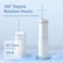 Radiotronics Water Flosser [Mini Cordless Portable] Oral Irrigator Water Teeth Cleaner Pick, Telescopic Water Tank, 3 Modes & IPX7 Waterproof, Home & Travel