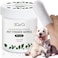 Teeth &amp; Ear Cleaning Wipes for Dogs &amp; Cats, Remove Bad Breath by Removing Plaque and Tartar Buildup No-Rinse Dog Finger Toothbrush