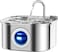 Cat Water Fountain,Stainless Steel Pet Fountain with Quiet Pump,3.2L/108oz Large Capacity Pet Water Dispenser Suitable for Indoor Use (A)