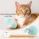 Interactive Smart Cat Ball,Quiet Cat Toys for Indoor Cats Adult Automatic 360&deg; Rotating Kitten Toys,Intelligent Automatic