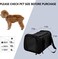 Cat Carriers Dog Carrier Pet for Small Medium Cats Dogs Puppies up to 15 Lbs, TSA Airline Approved Soft Sided, Collapsible Travel Puppy &ndash; Black