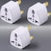 3 Pcs Universal travel Plug Adapter, 3 Pin Power Plug Adapter for AU/UK/EU/US, Plug Converter for Business, Holiday, Hotel, Airport