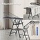 Foldable Clothes Drying Rack, 3 Tier Laundry Dry Rack Height Adjustable Clothes Hanger Stand Drying Racks, Carbon Steel Laundry Drying Rack Stand