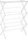 Foldable Laundry Rack for Air Drying Clothing - 105.9 x 74.9 x 36.8 centimeters, White