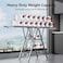 Carbon Steel Clothes Drying Rack, 3-Tier Clothes Drying Stand, Foldable Laundry Standing Dry Racks for Indoor Outdoor Use (180 cm)