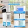 3-IN-1 Portable Air Conditioner, Air Cooler Cooling Fan 3Speeds &amp; 3 Modes, Evaporative Air Cooler for Home 8L Water Tank,Evaporative Oscillating Swamp Fan