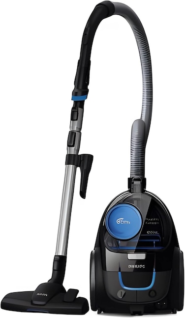 Bagless PowerPro Compact Vacuum Cleaner - 1800W, PowerCyclone 5, Allergy H13 filter, 1.5L Dust Capacity, Washable Filter, Deep Black